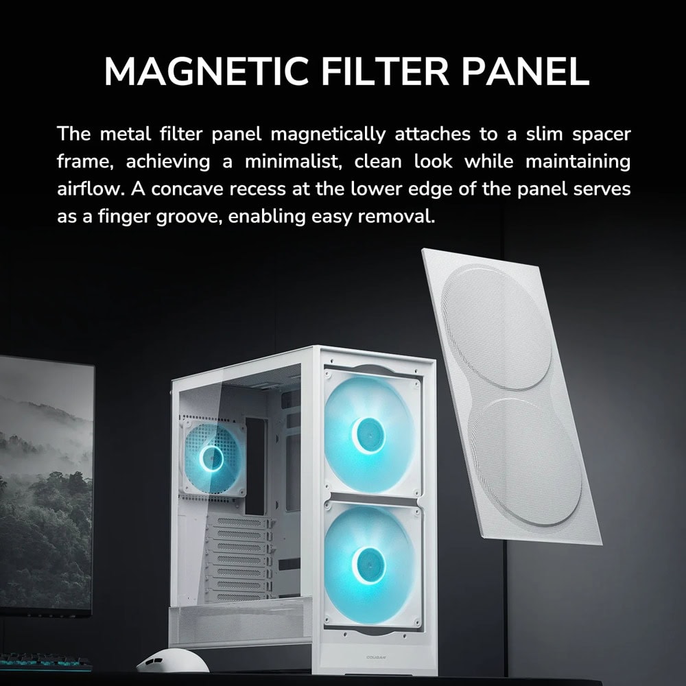 Cougar Gaming Airface 180 White CGR-5VA4W-RGB