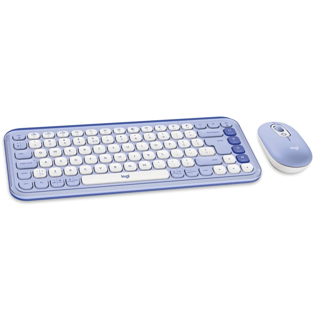 Logitech POP Icon Combo Lilac & White US 920-01307