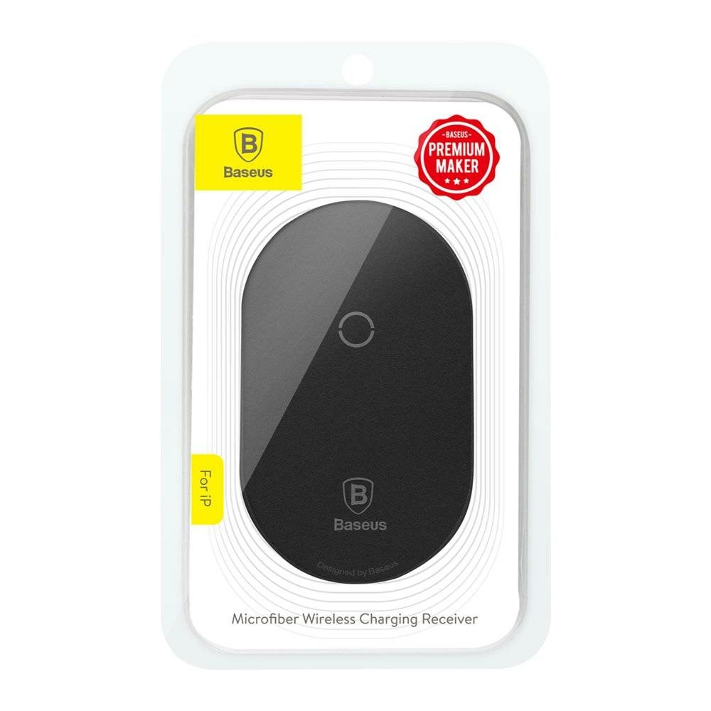 Baseus Wireless Charging Receiver Microfiber Black