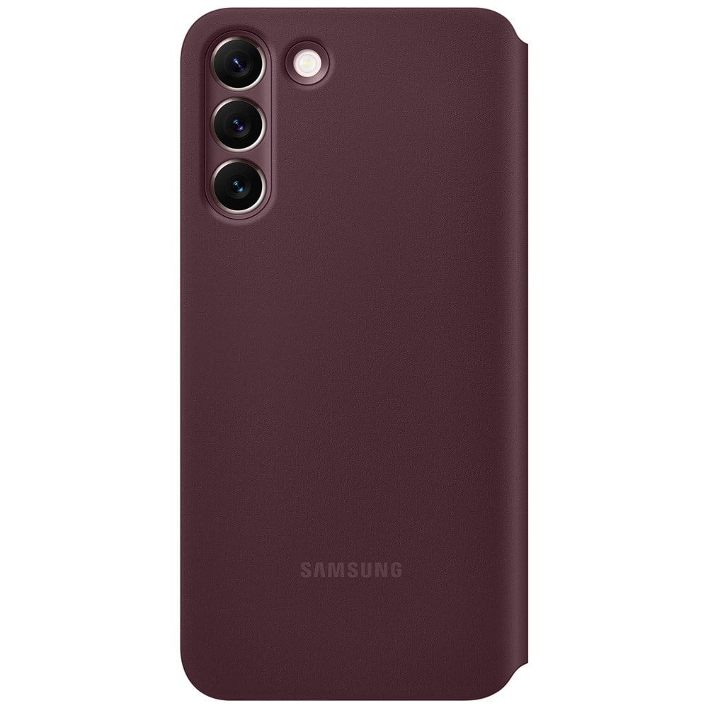 Калъф Samsung S22+ Smart Clear View Cover Burgundy