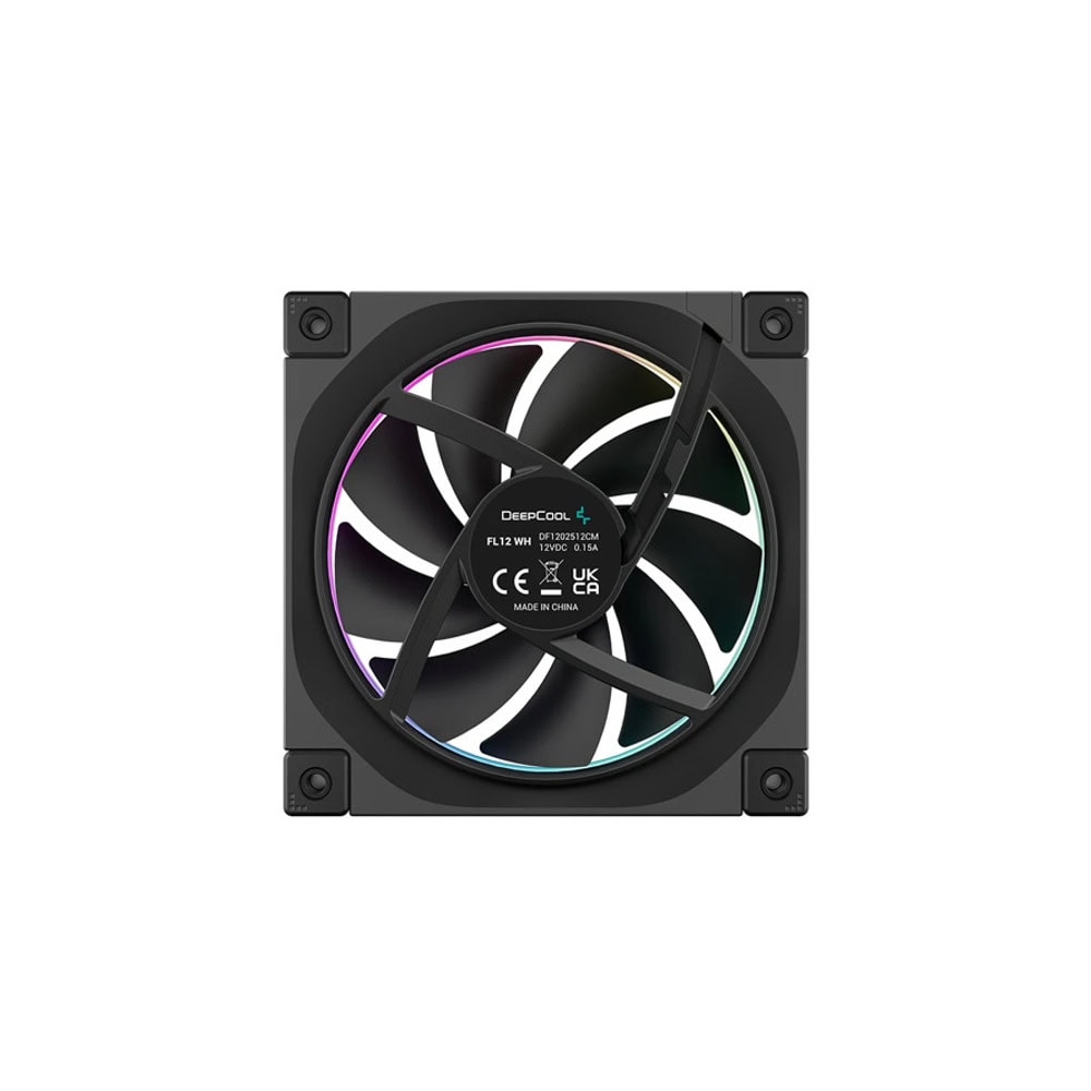 Вентилатор 120mm DeepCool FL12 Black RGB