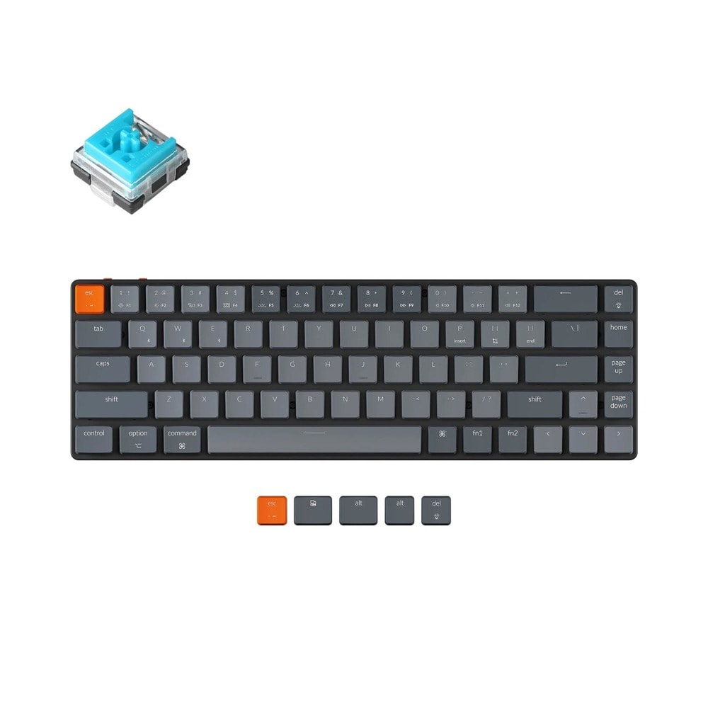 Клавиатура Keychron K7 65% Optical Blue Switch RGB