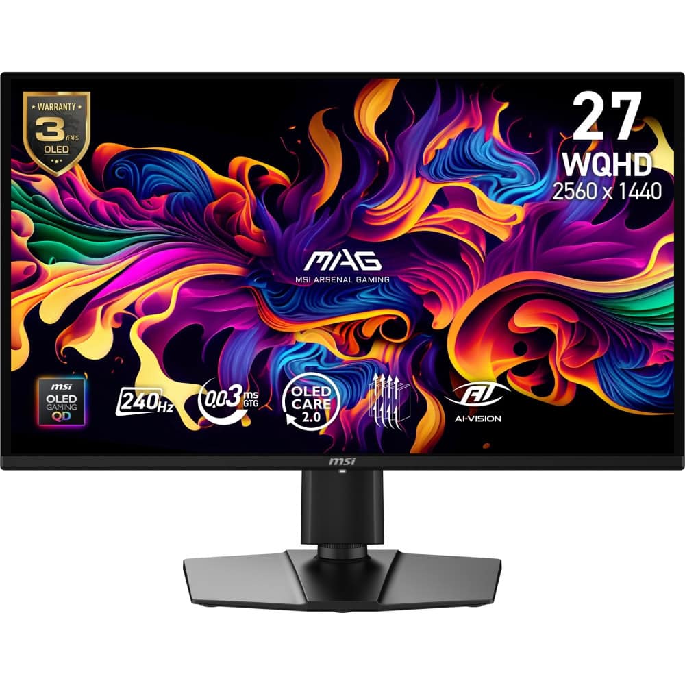 MSI MAG 274QP QD-OLED X24 | JAR Computers MSI MAG 274QP QD-OLED X24