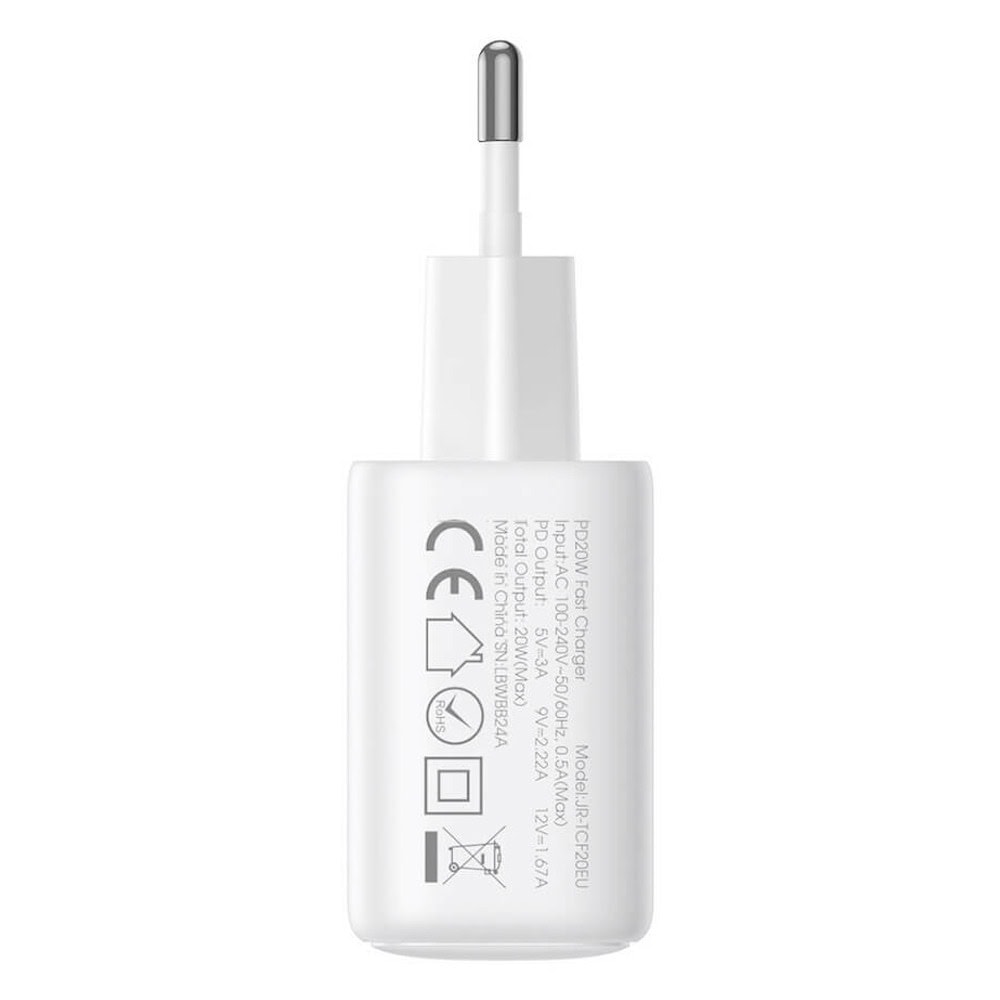 joyroom dual 20w бял