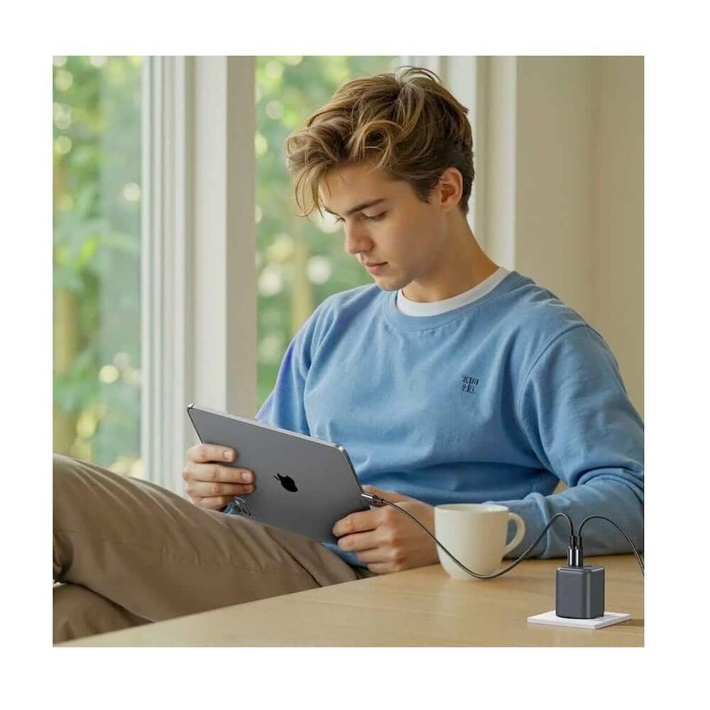 ugreen x527 gan 3-port 45w черен