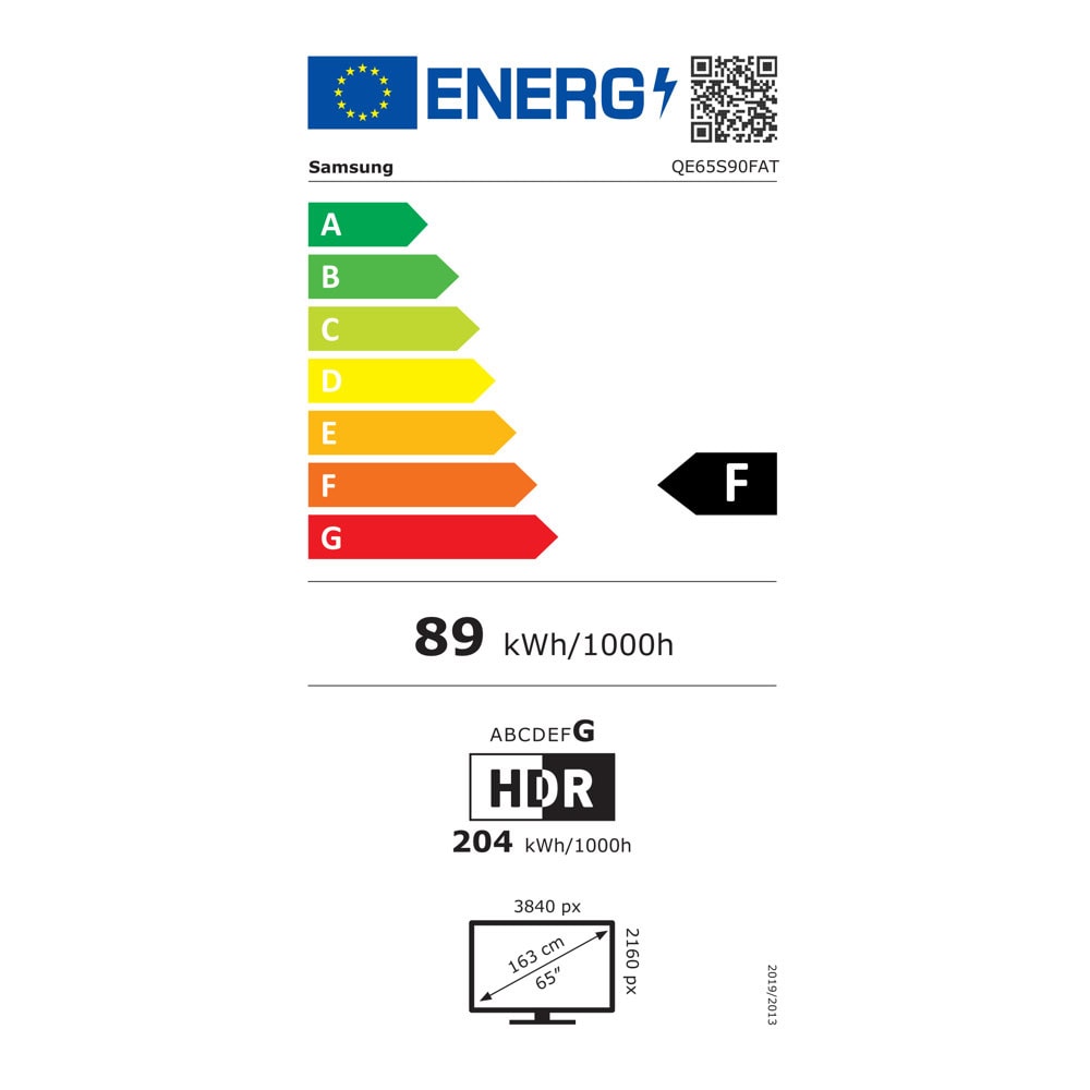 Samsung QE-65S90F QE65S90FATXXH