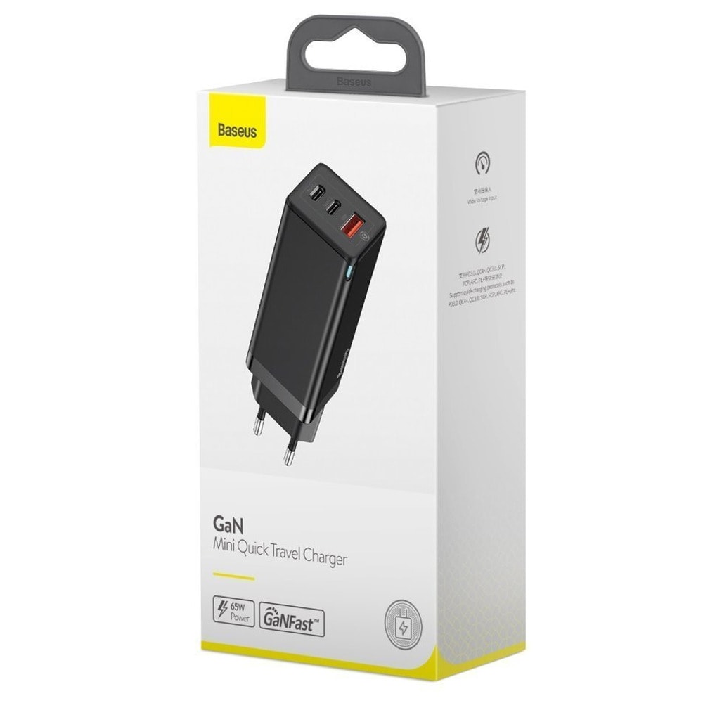 Baseus GaN Laptop Charger 65W CCGAN-H01