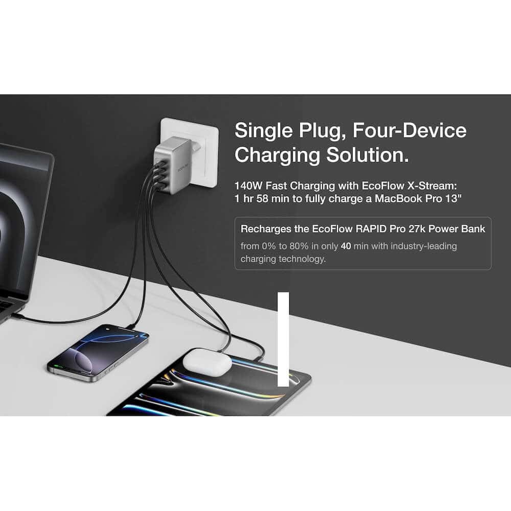 ecoflow rapid pro gan 140w сив