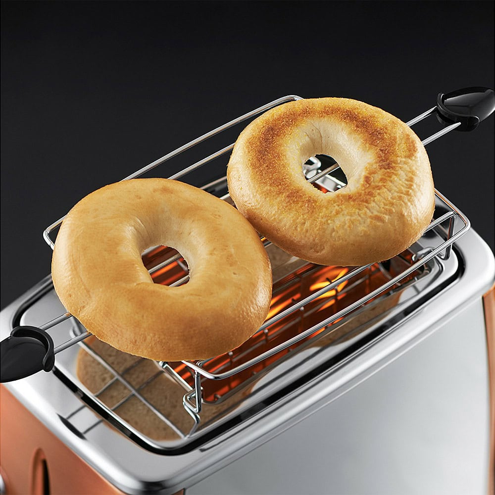 Russell Hobbs Luna Copper Accents 2 Slice 24290-56