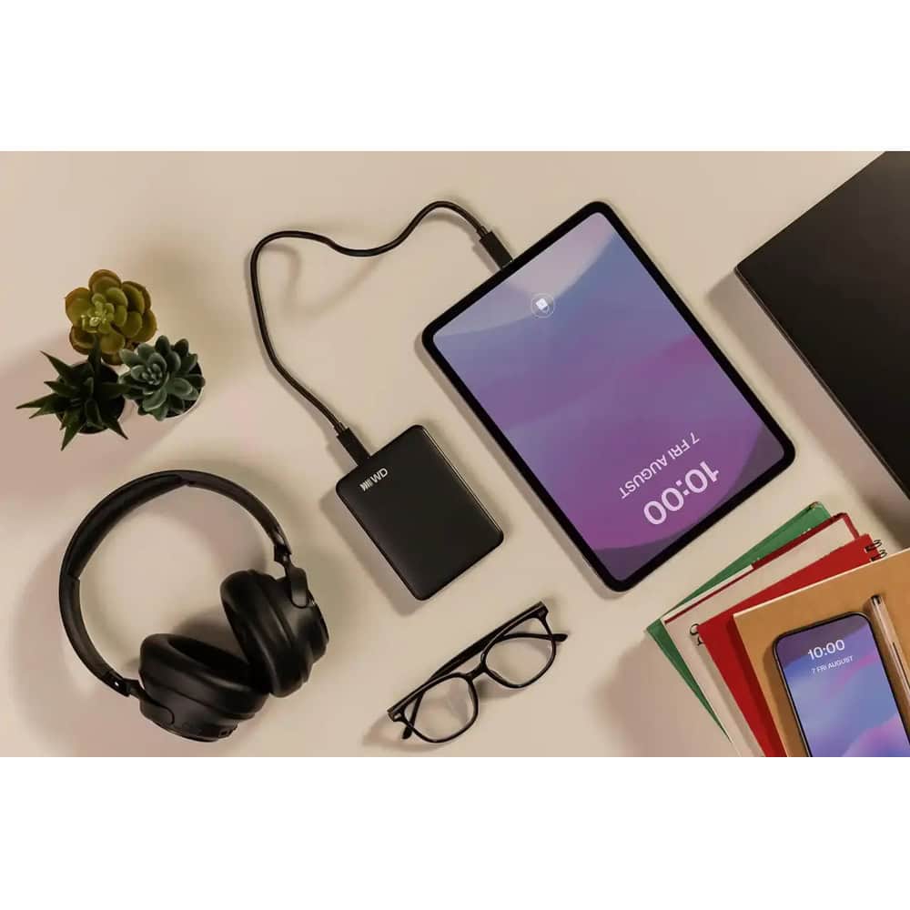 Western Digital Elements Portable (USB-C) 4TB Blac