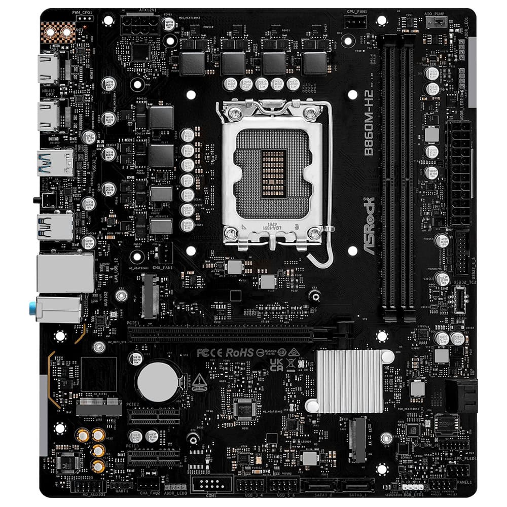 ASRock B860M-H2 90-MXBS00-A0UAYAZ | JAR Computers ASRock B860M-H2 90-MXBS00-A0UAYAZ