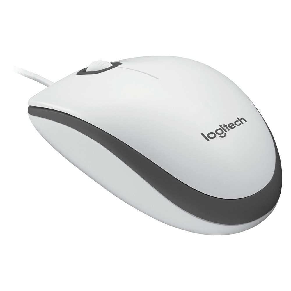 мишка logitech m100 white