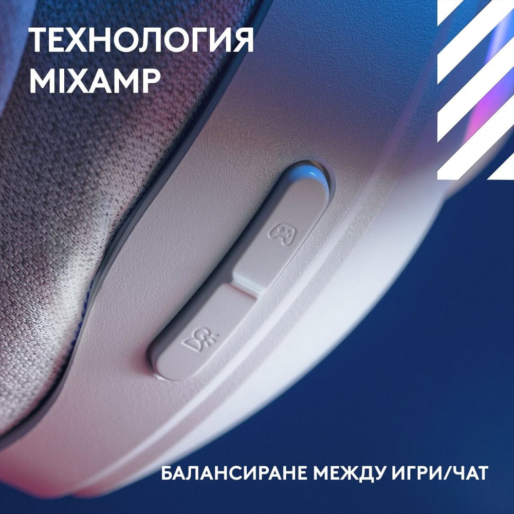 слушалки logitech astro a20 x бели
