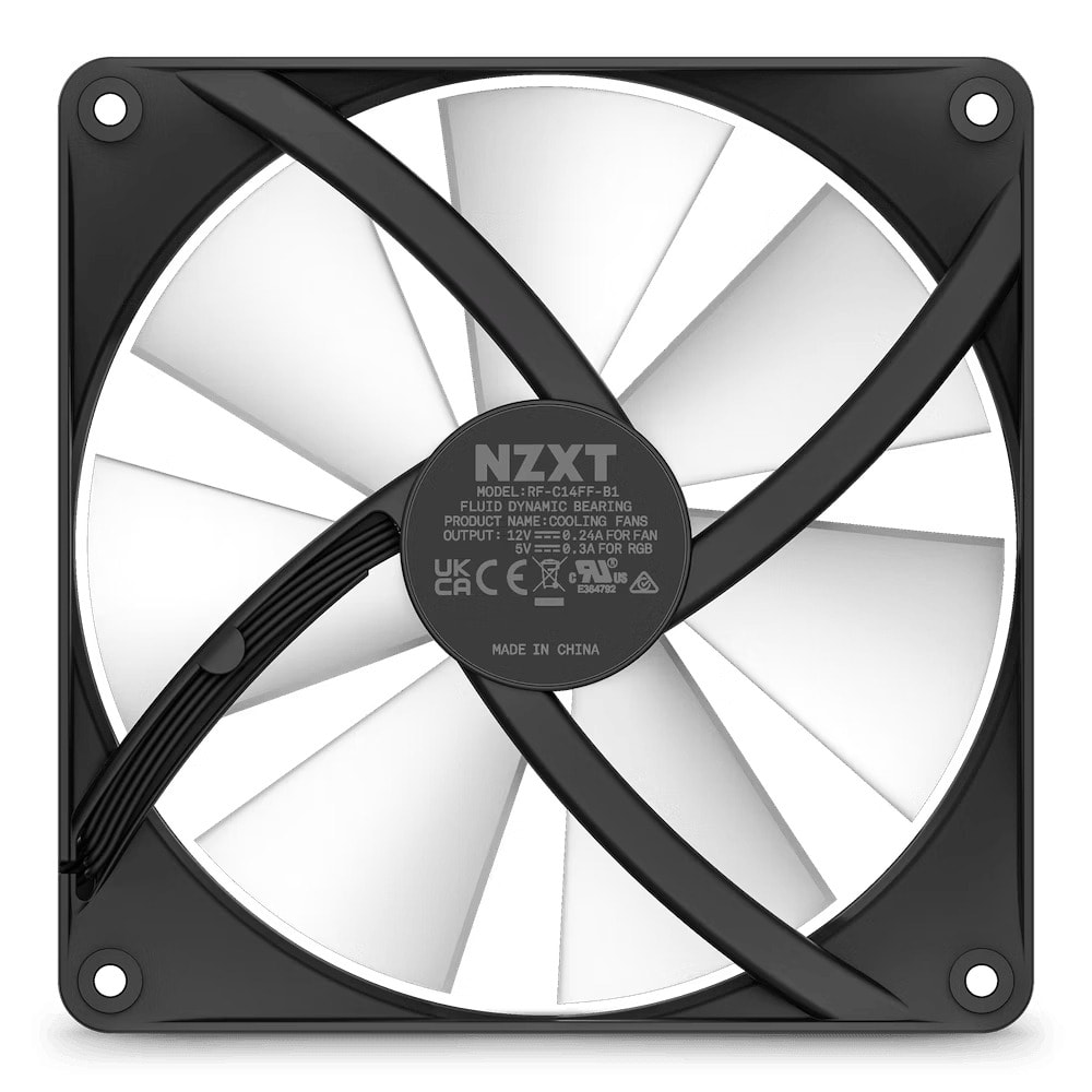 Вентилатор F140 RGB Core черен
