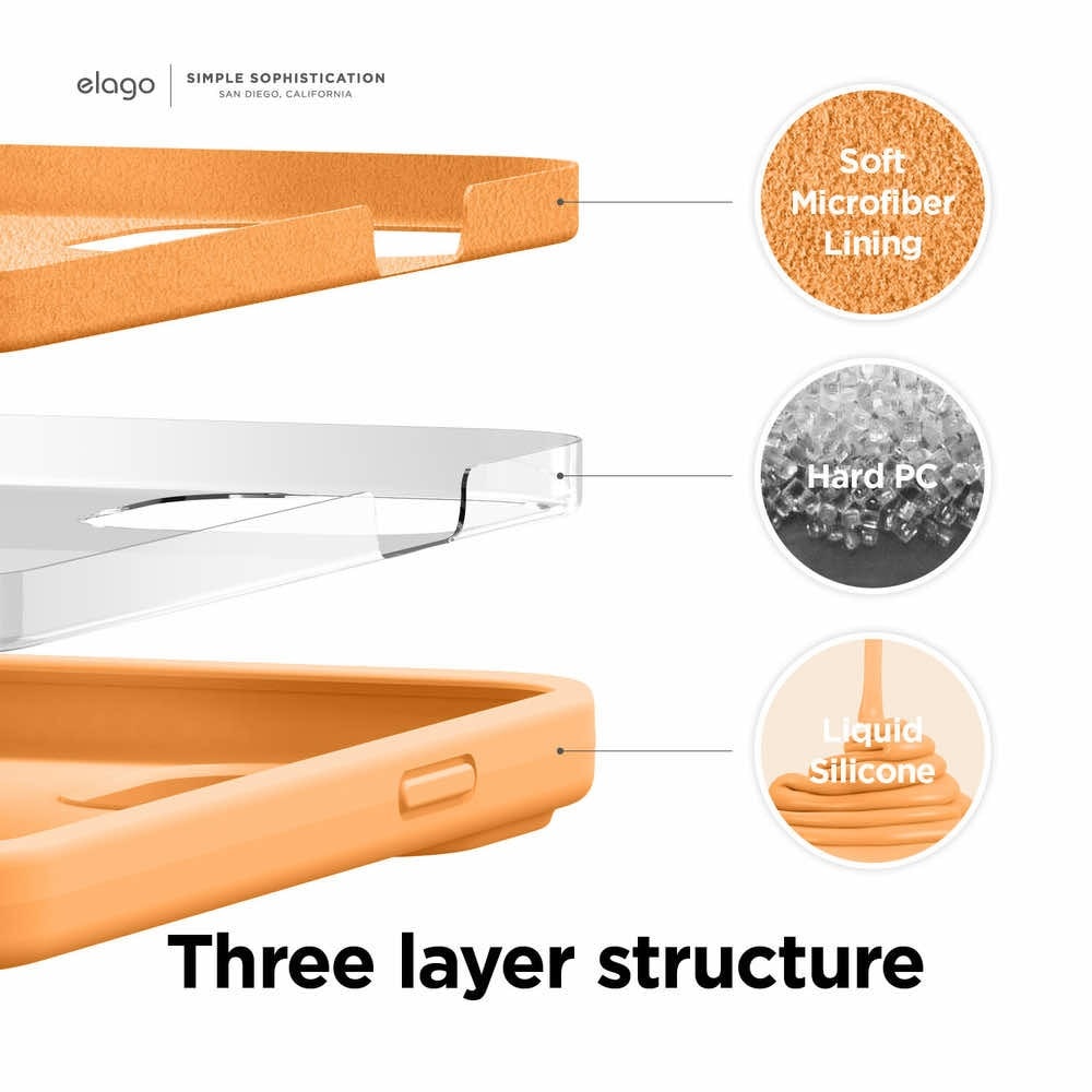 Elago Soft Silicone Case ES13SC61PRO-OR