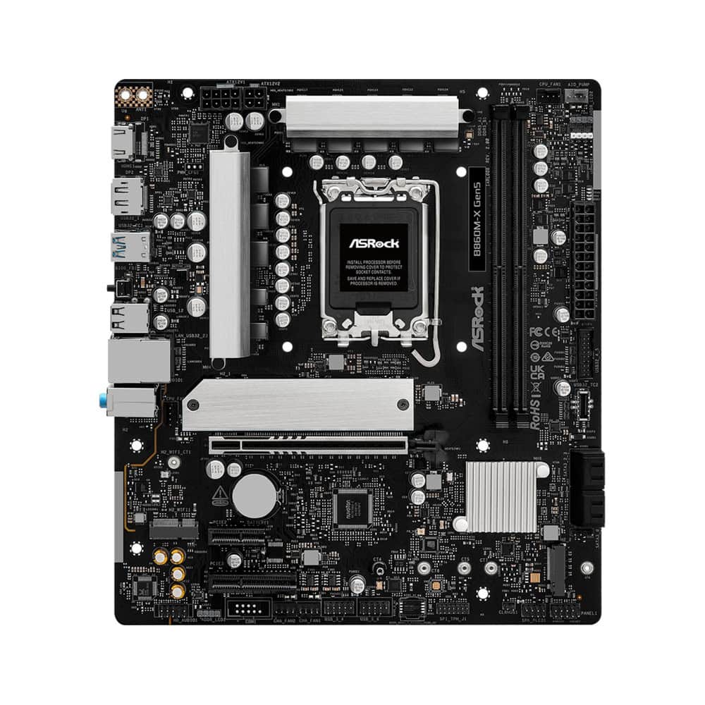 дънна платка asrock b860m-x gen5 90-mxbse-a0uayz | JAR Computers дънна платка asrock b860m-x gen5 90-mxbse-a0uayz