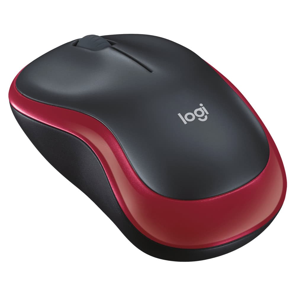 Logitech Wireless Mouse M185 Red