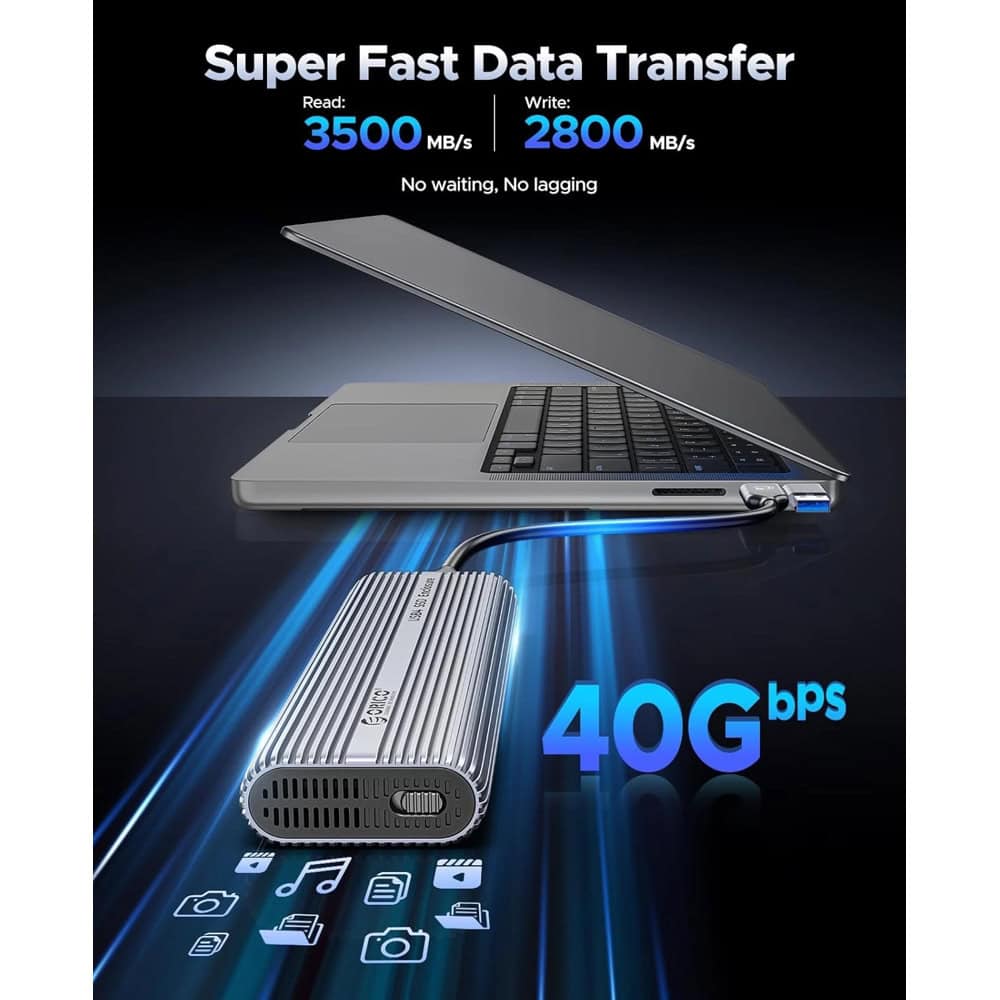Кутия Orico ACOM2-U4-GY-BP