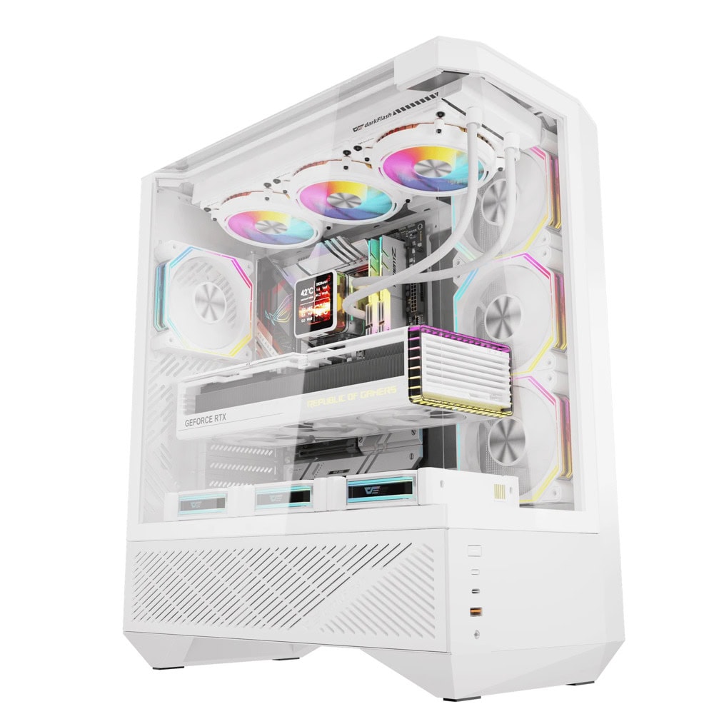 кутия darkflash dy460 white | JAR Computers кутия darkflash dy460 white
