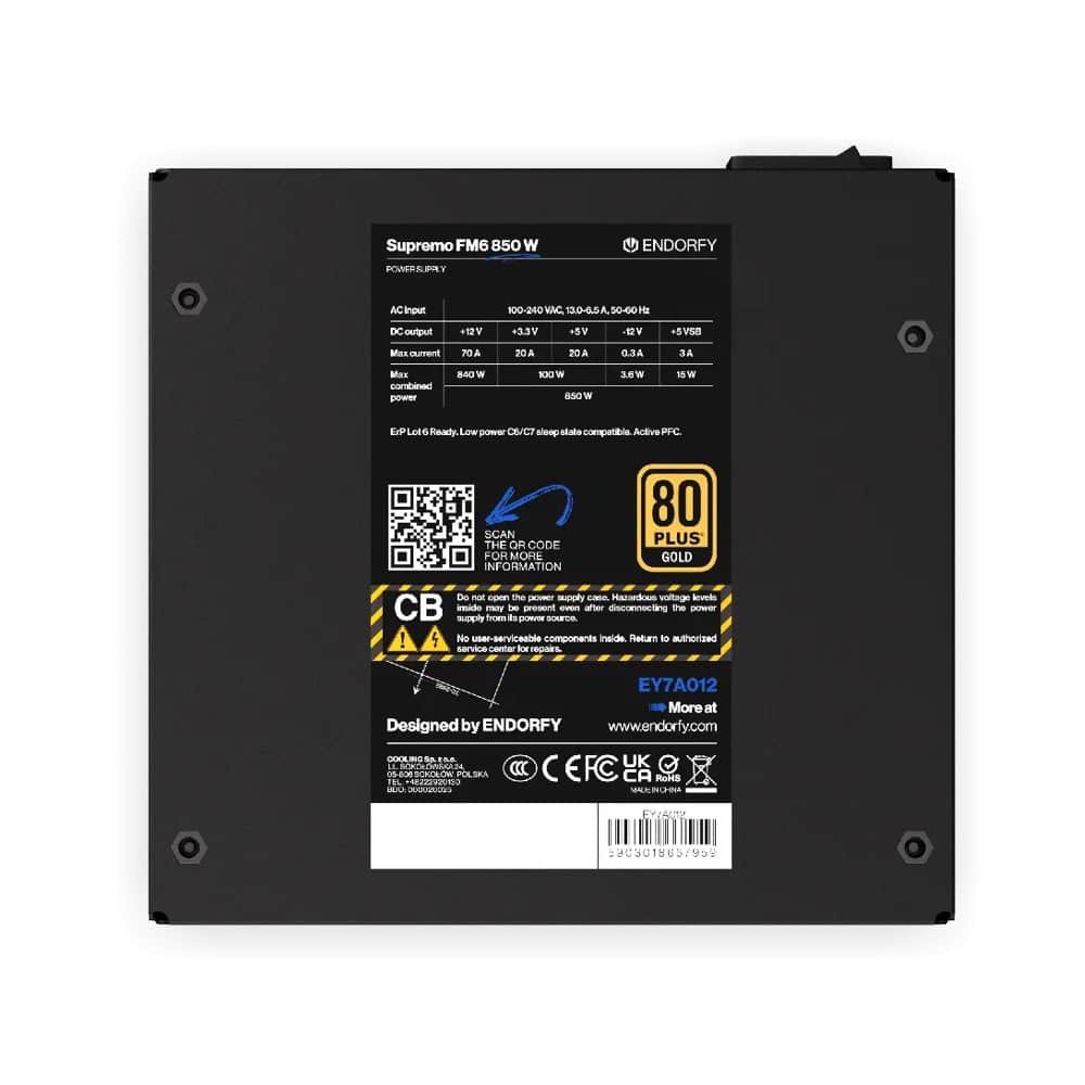 Endorfy 850 W Supremo FM6 EY7A012