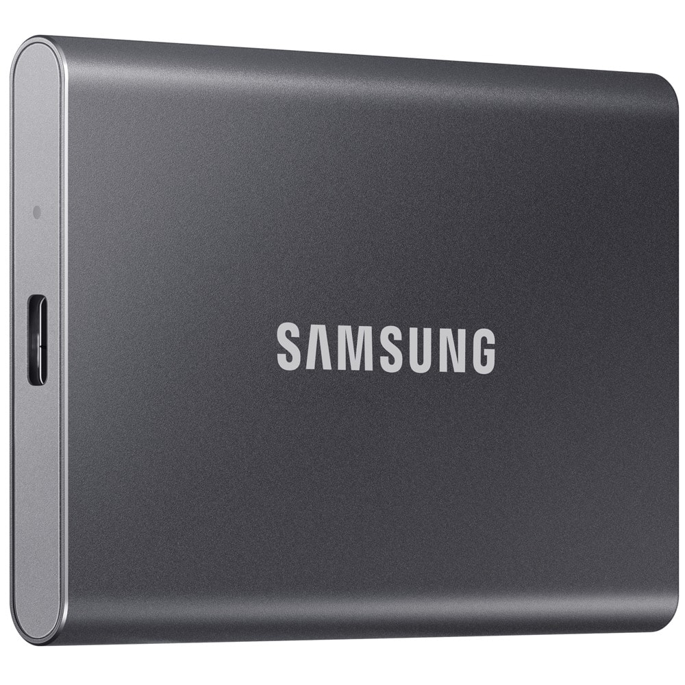 Samsung Portable SSD T7 1TB, Titanium | JAR Computers Samsung Portable SSD T7 1TB, Titanium