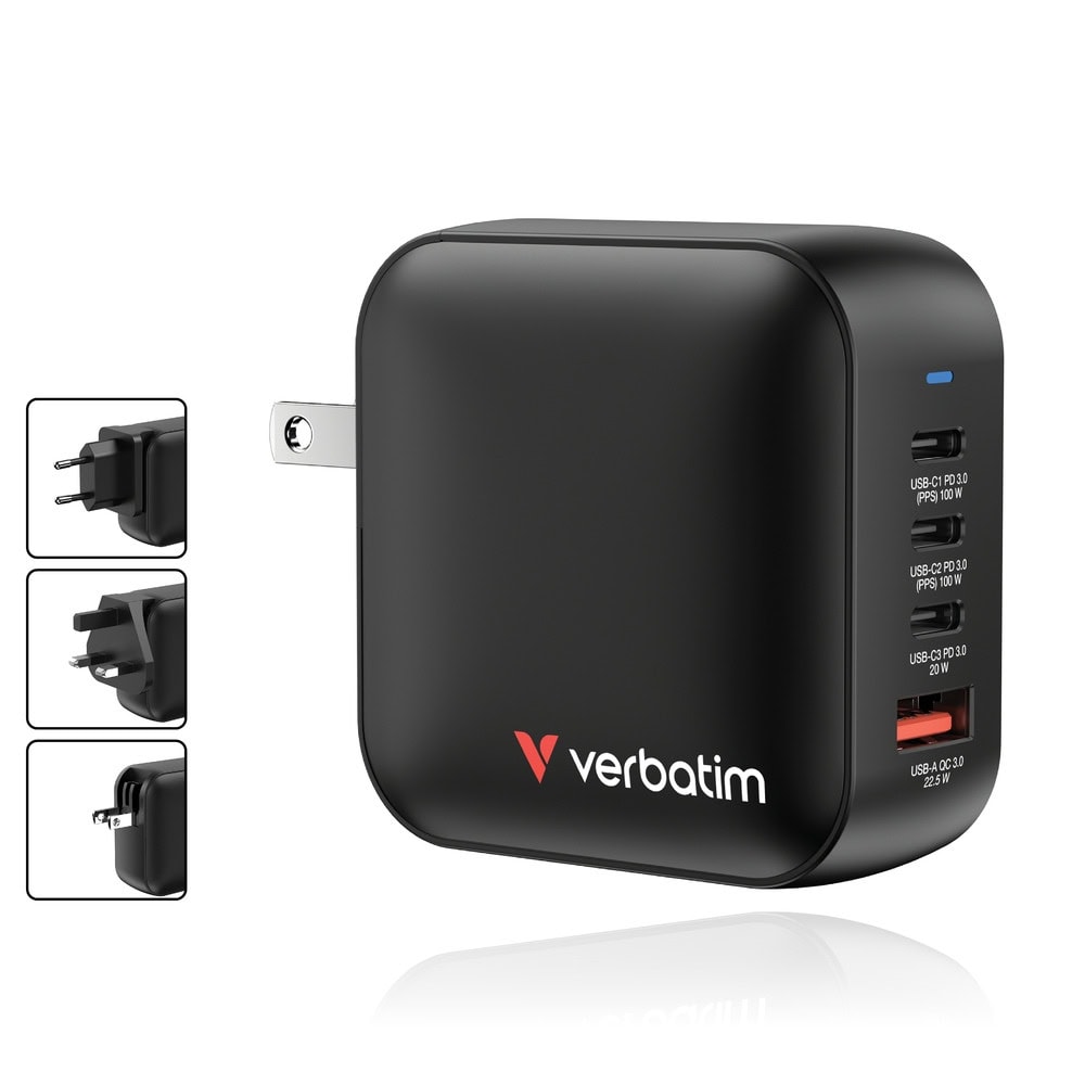 Verbatim Mini GaN Wall Charger Black 32231