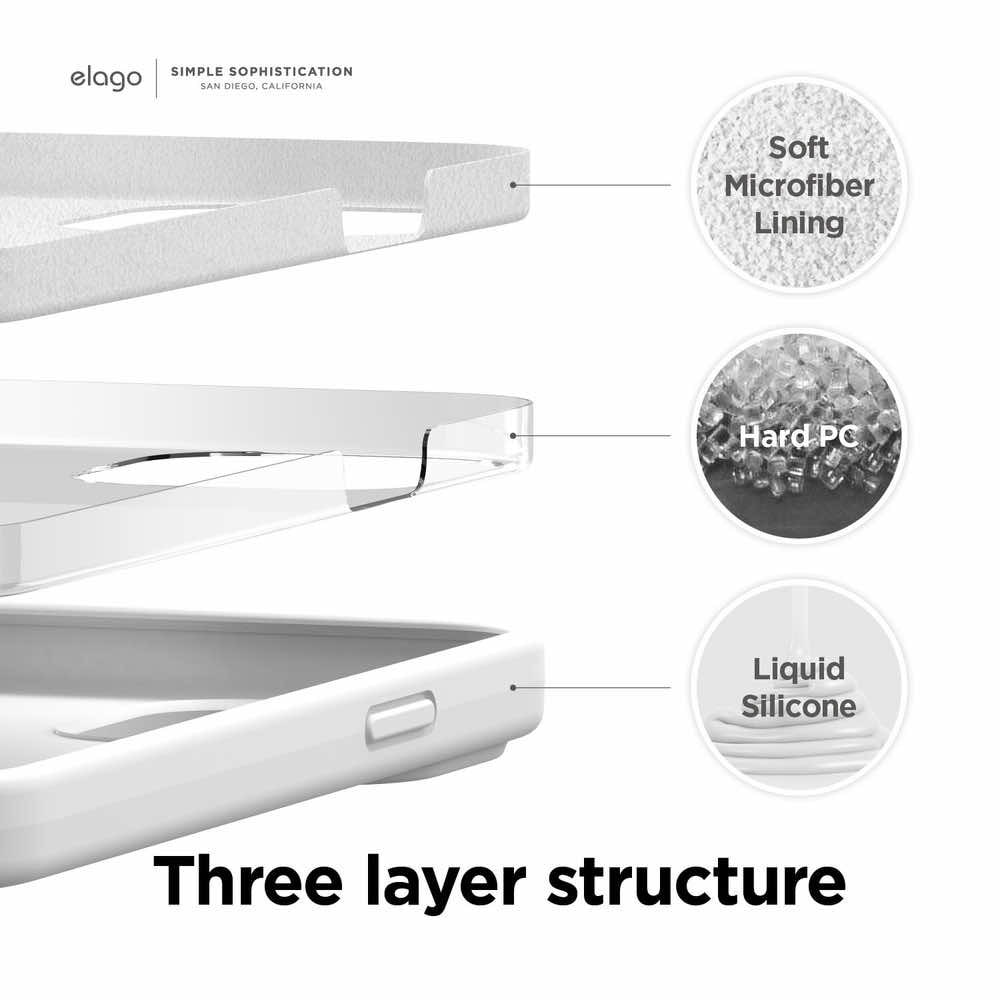 Elago Soft Silicone Case ES13SC61-WH