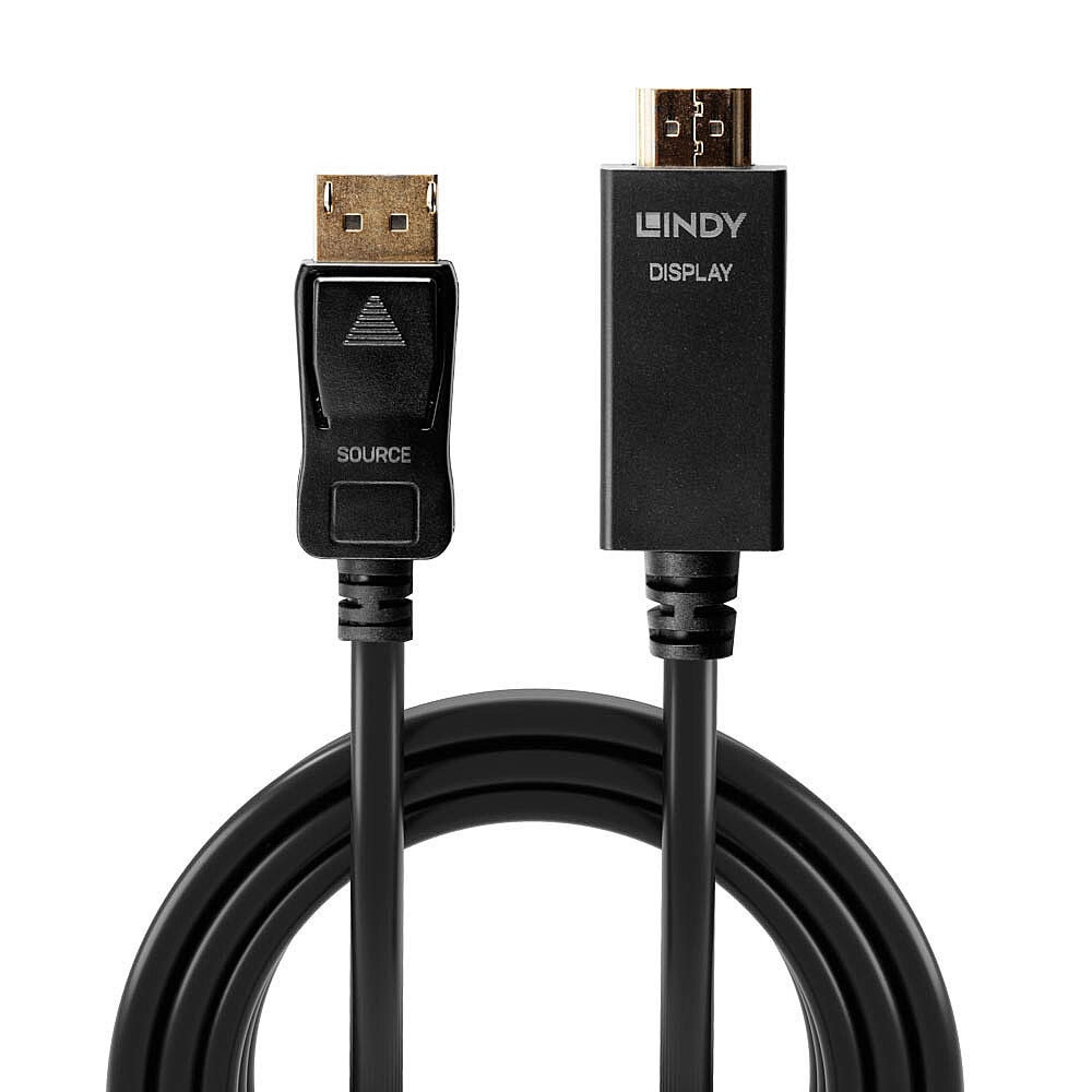 Кабел LINDY LNY-36923 DisplayPort to HDMI | JAR Computers Кабел LINDY LNY-36923 DisplayPort to HDMI