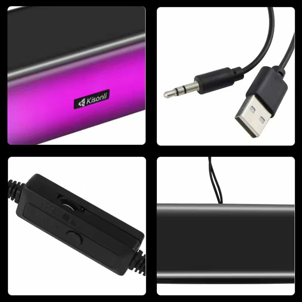 тонколона kisonli i-630 bluetooth aux 2x3w 22232