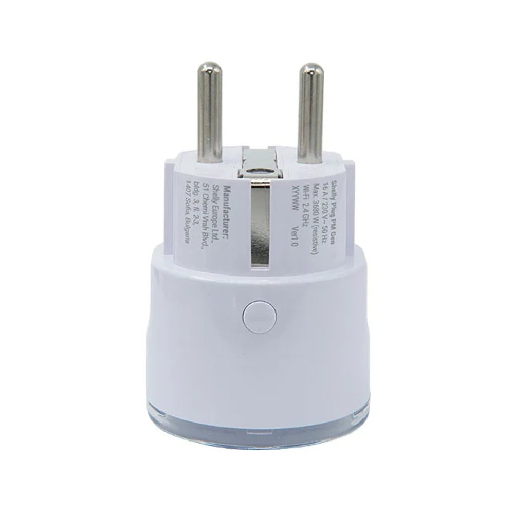 shelly plug pm gen3 white s3pl-30116eu