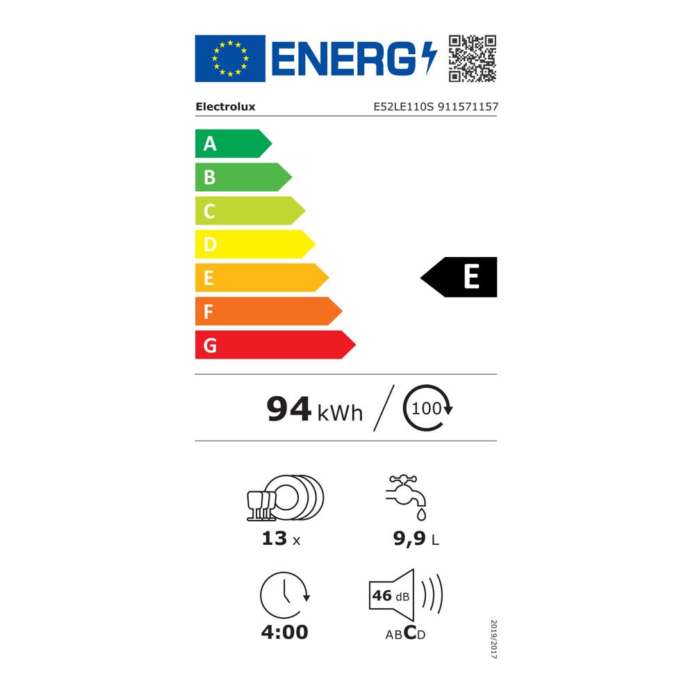 съдомиялна за вграждане electrolux e52le110s | JAR Computers съдомиялна за вграждане electrolux e52le110s