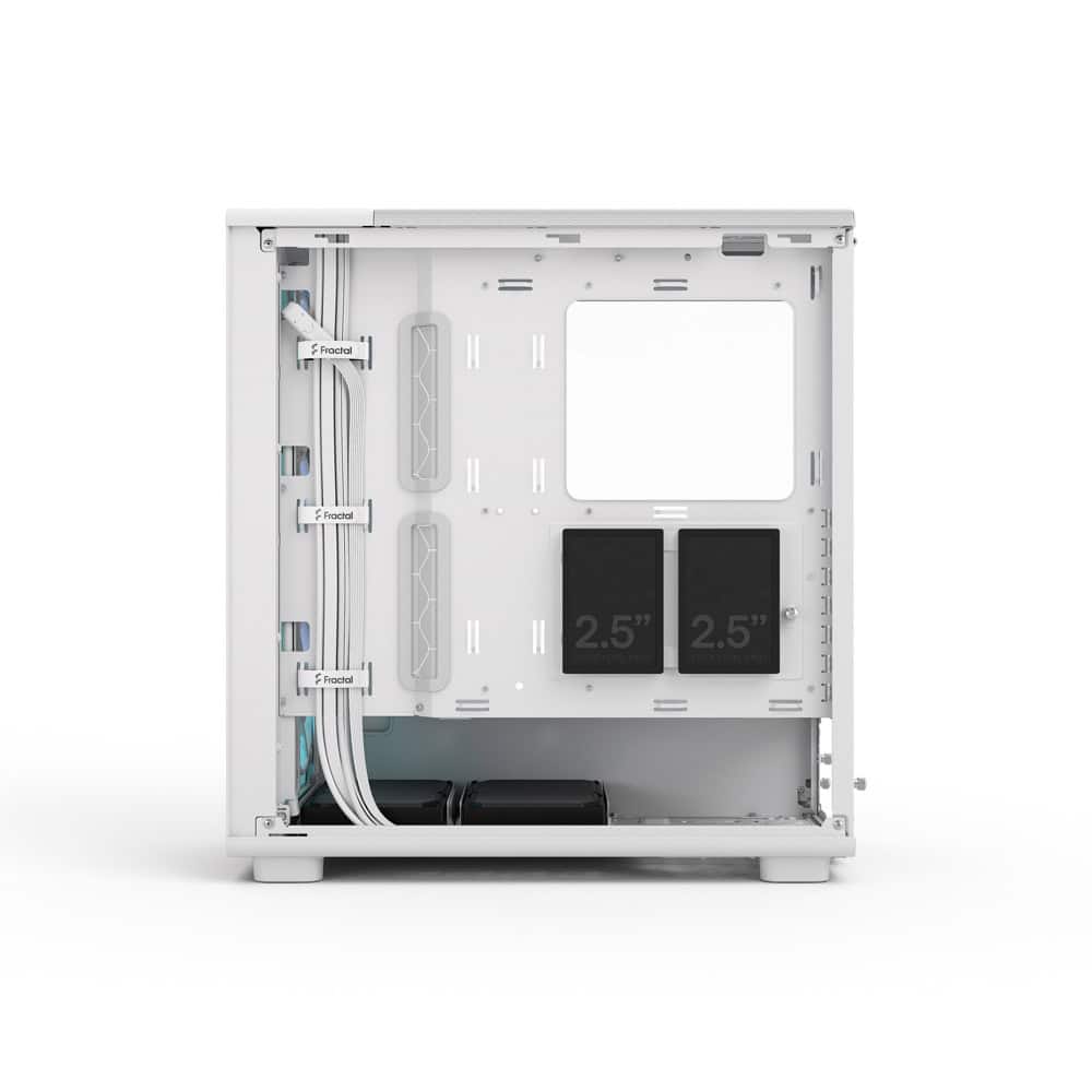 кутия fractal design epoch white tg rgb clear ti