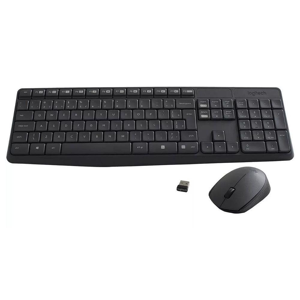 Logitech MK235 Combo Grey US INTL Мостра | JAR Computers Logitech MK235 Combo Grey US INTL Мостра