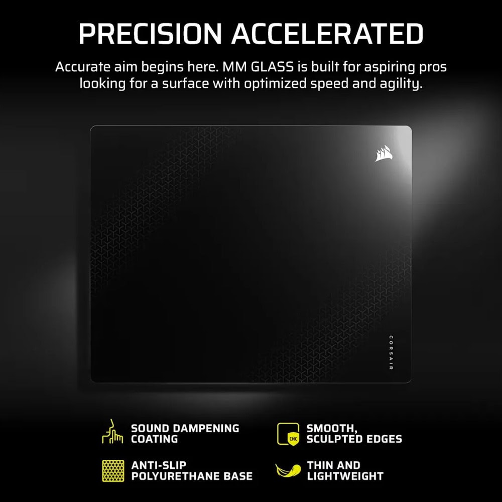 corsair mm glass large precision ch-9460000-ww | JAR Computers corsair mm glass large precision ch-9460000-ww