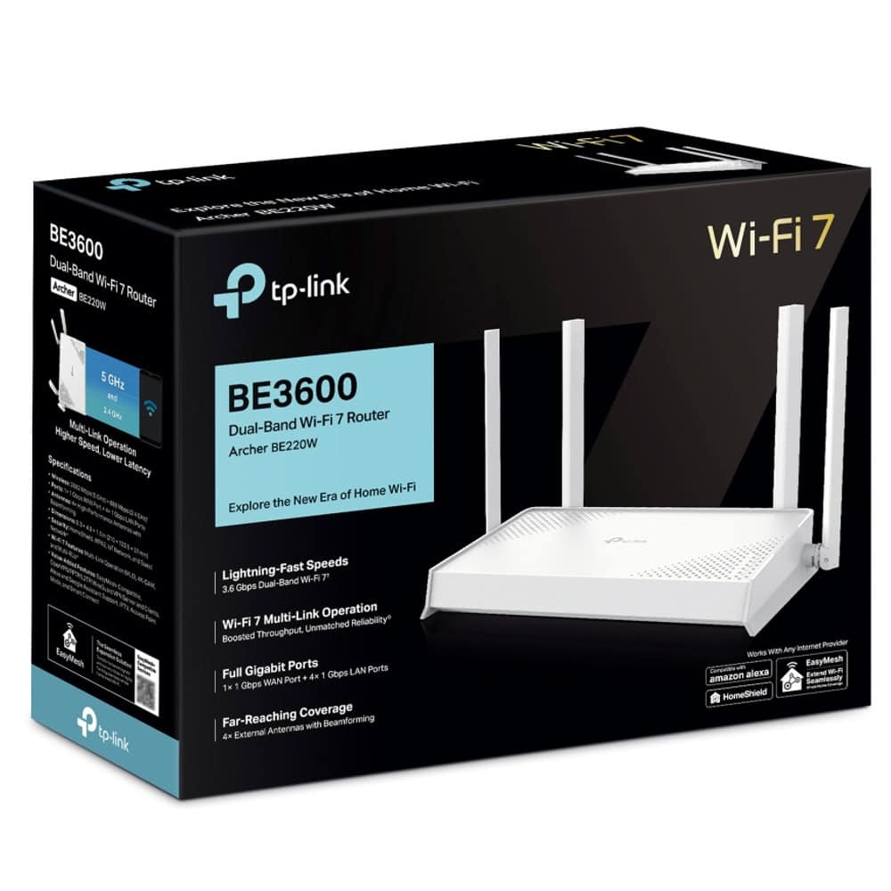 TP-Link Archer BE220W + тениска | JAR Computers TP-Link Archer BE220W + тениска