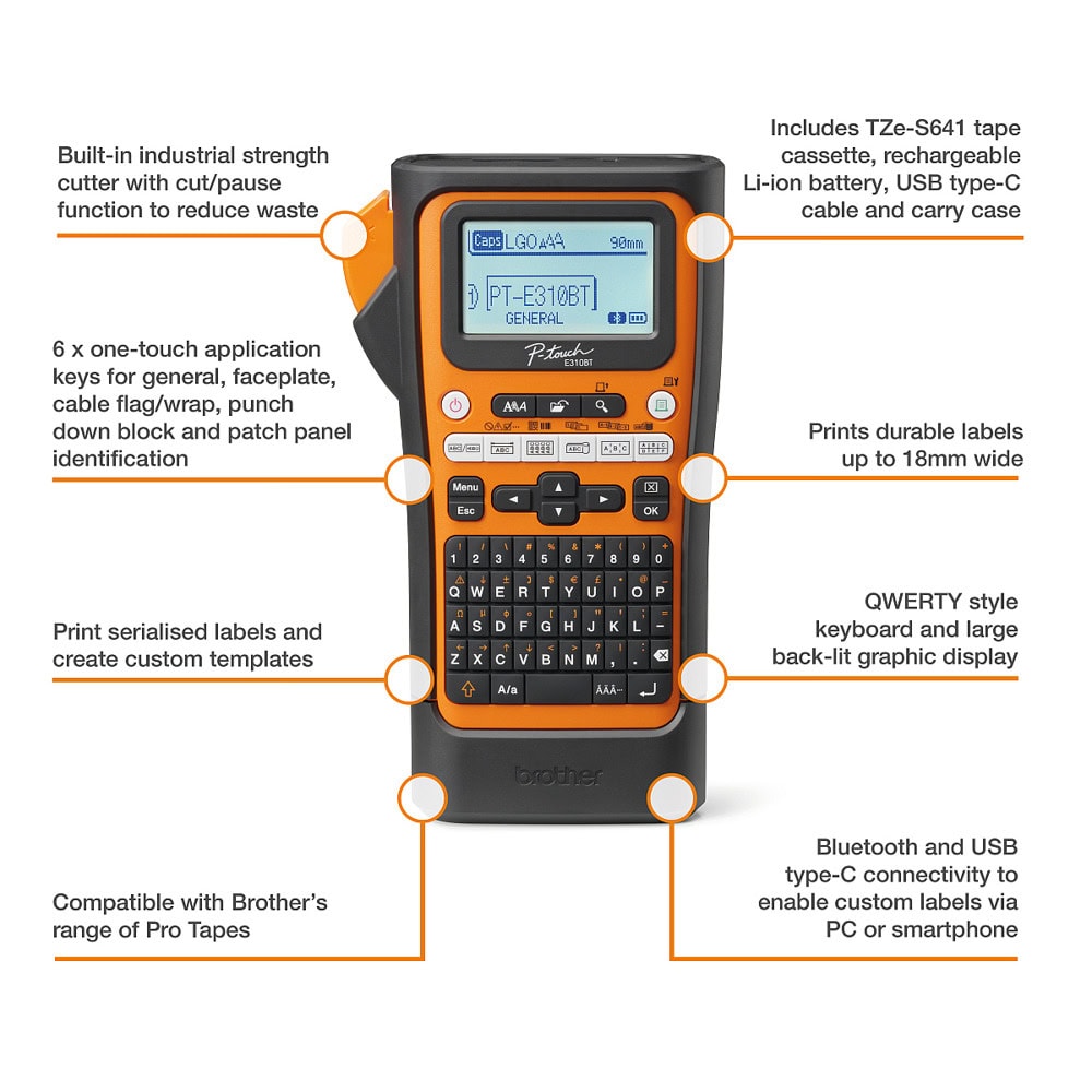 Brother PT-E310BTVP PTE310BTVPQL1