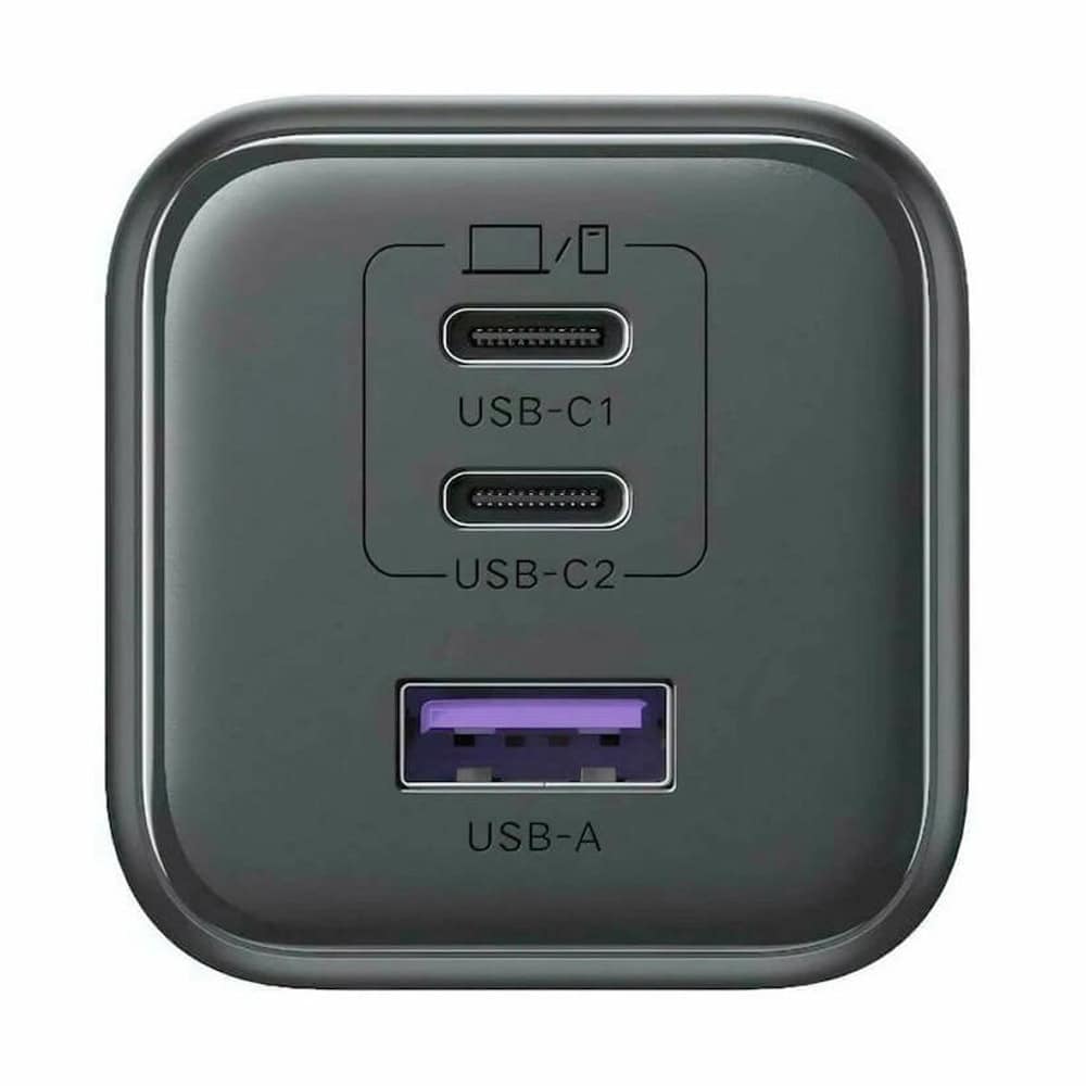 ugreen x527 gan 3-port 45w черен