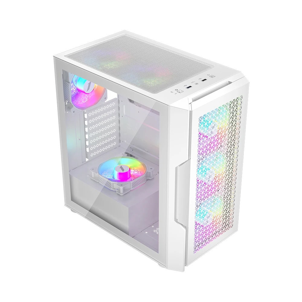 Кутия 1stPlayer TRILOBITE T7 бяла