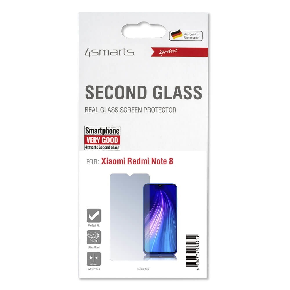 4smarts Tempered Glass for Xiaomi Redmi Note 8