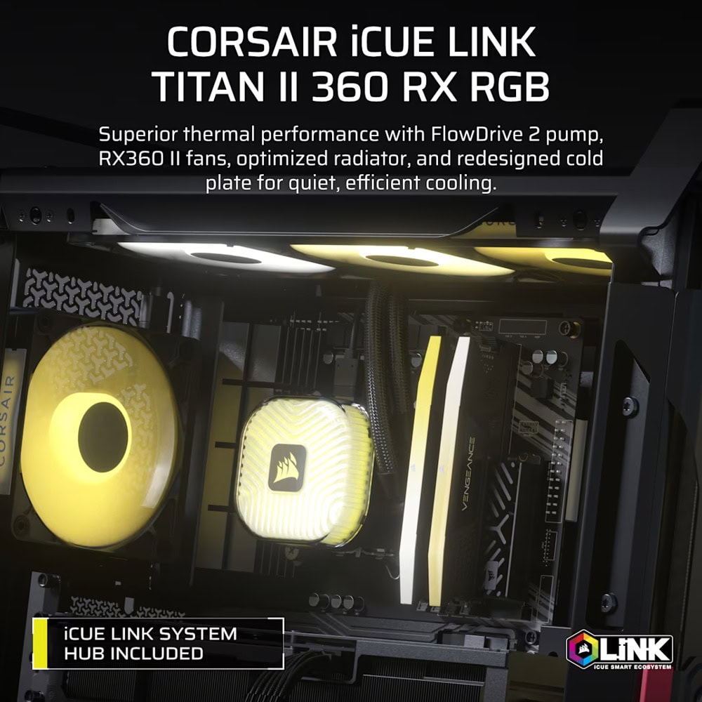 corsair cue link titan ii 360 rx rgb | JAR Computers corsair cue link titan ii 360 rx rgb