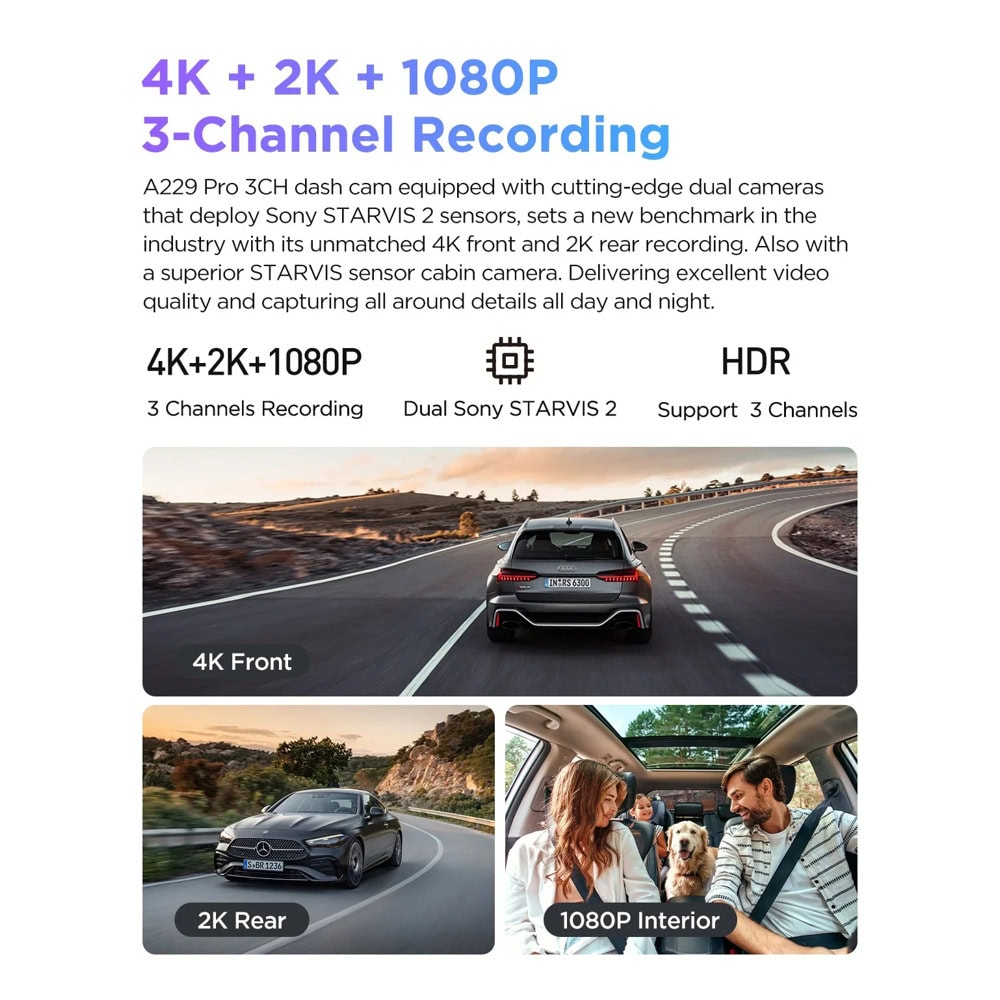 видеорегистратор viofo a229 pro 3-channel | JAR Computers видеорегистратор viofo a229 pro 3-channel