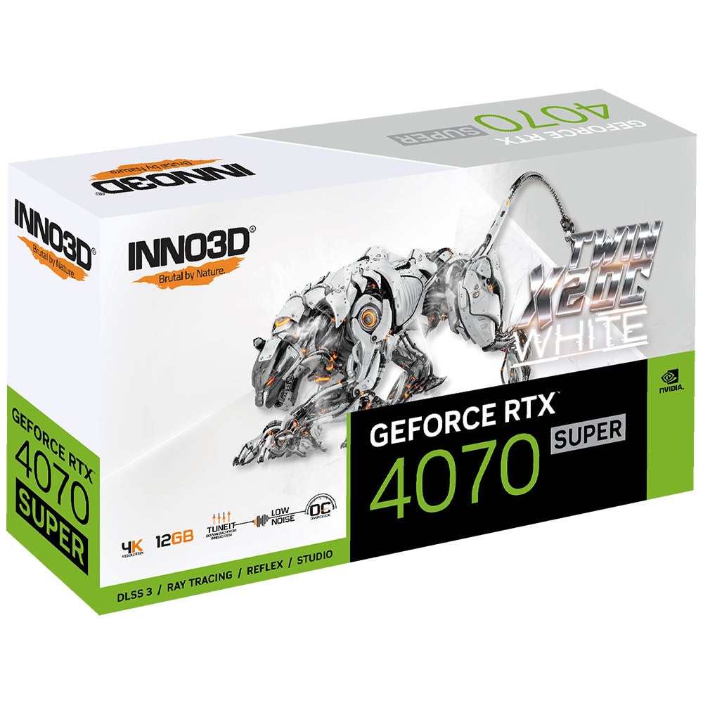 Inno3D GeForce RTX 4070 SUPER TWIN X2 OC WHITE