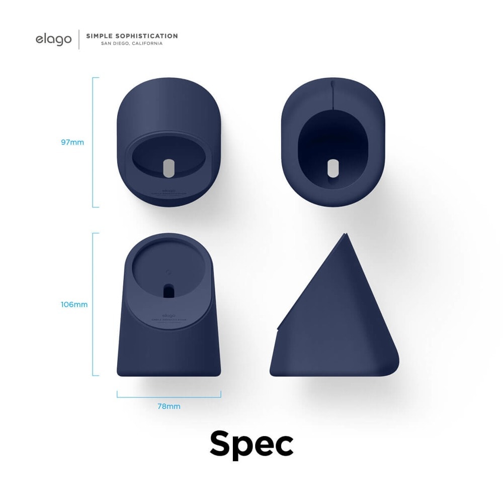 Силиконова поставка MS1 Stand for MagSafe dark blu
