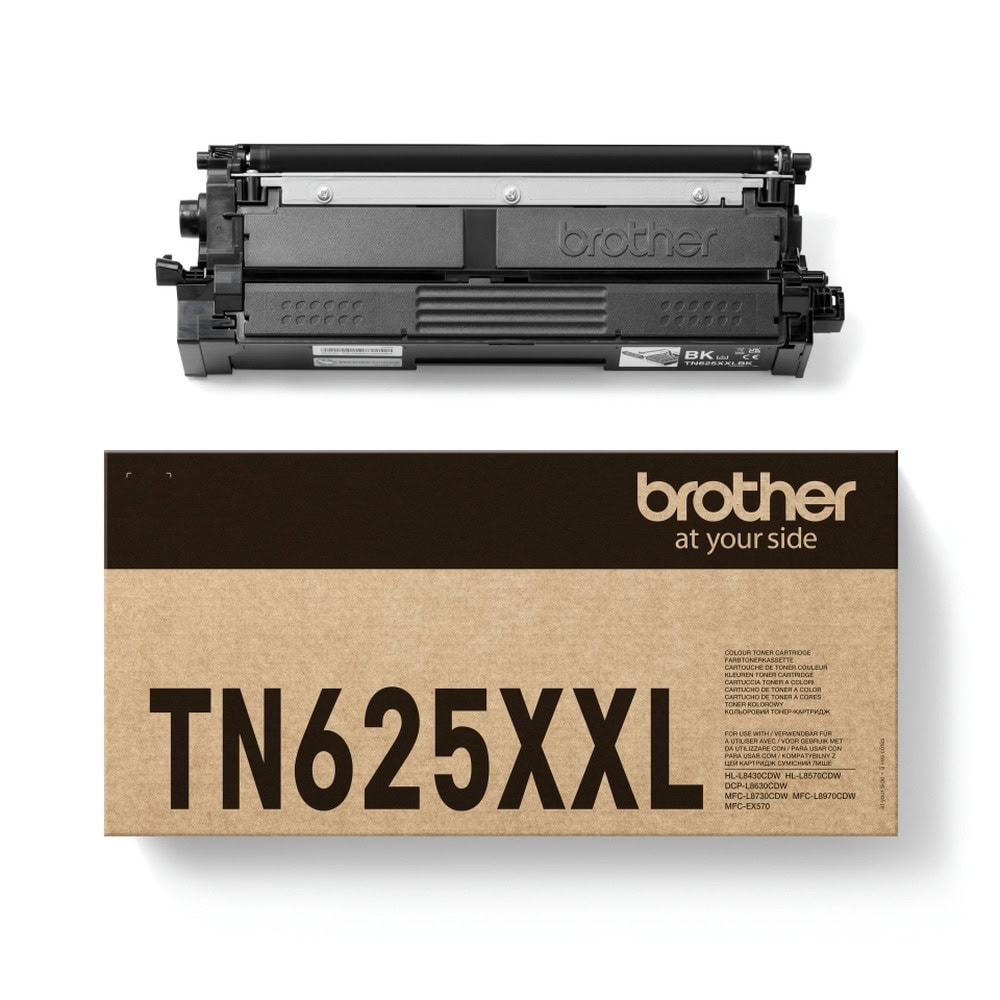 Тонер касета за Brother MFC L8730CDW/L8970CDW/HL L8430CDW/L8570CDW/DCP-L8630CDW - Black - TN625XXLBK - Brother - Оригинална