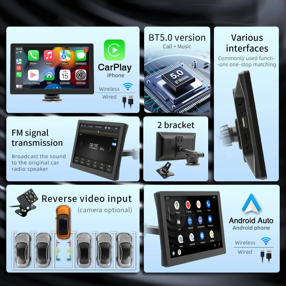 Преносим дисплей за автомобил X5308L 13317 | JAR Computers Преносим дисплей за автомобил X5308L 13317