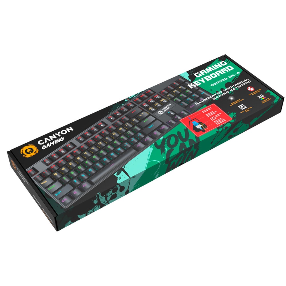 Canyon Deimos Gaming Keyboard GK-4 CND-SKB4-US