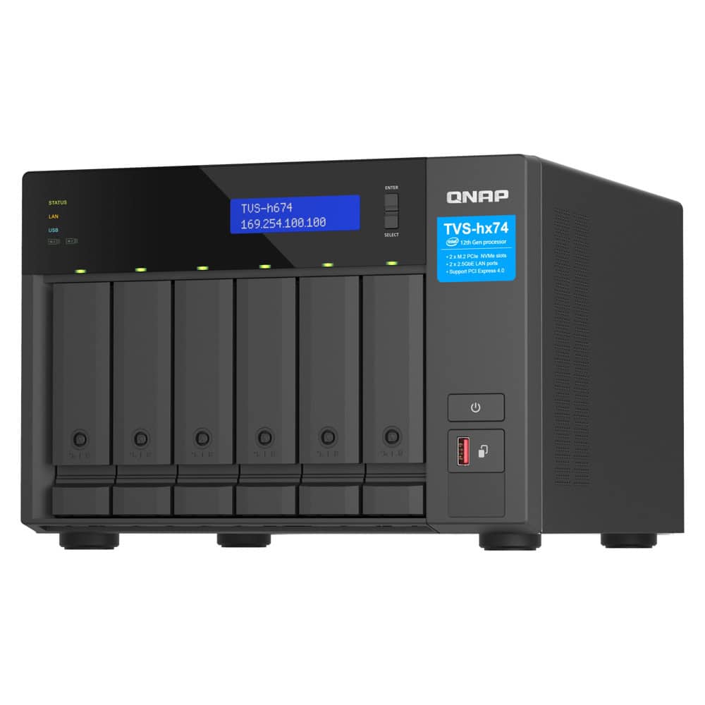 Qnap TVS-h674-i3-16G | JAR Computers Qnap TVS-h674-i3-16G