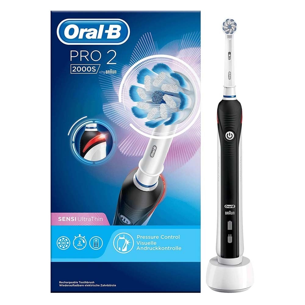 Braun Oral-B Pro 2 2000 S Sensi Ultrathin Black