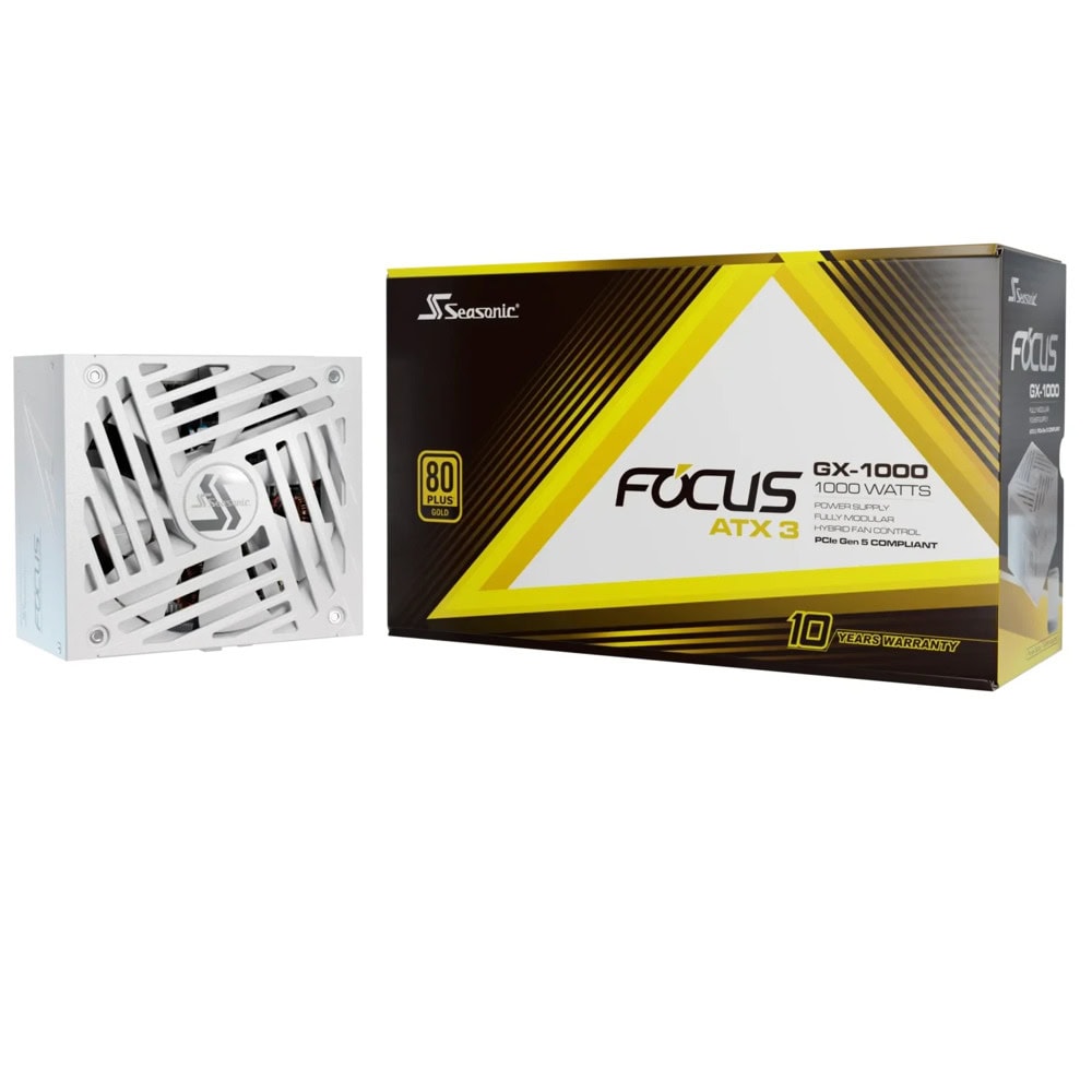 захранване seasonic focus gx white atx 3 1000W