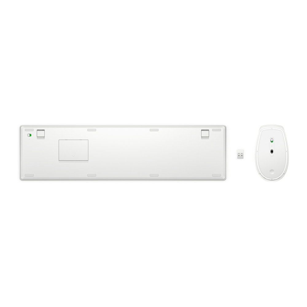 HP 655 White Wireless Keyboard and Mouse Combo | JAR Computers HP 655 White Wireless Keyboard and Mouse Combo